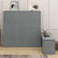 Grand lit escamotable avec bureau et tablettes-979261460