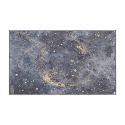 Machine Washable Gray Area Rug