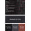 Tapis de zone rouge/noir contemporain-955536176