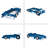 Twin Size Race Car-Shaped Platform Bed With Wheels-1486063492