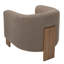 Fauteuil demi-tonneau rembourré Kellan-134492460-134492461