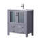 Ensemble de meuble-lavabo, comptoir en céramique et robinet-351343484-351343485
