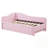 Twin Size Upholstered L-Shaped Daybed with Pop Up Trundle-111873747