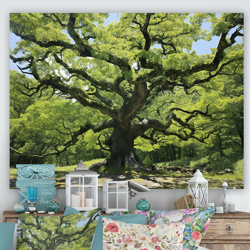Photo de majestueux arbre sycomore - Art mural arbre sycomore, Toile tendue, H 24 po x l 32 po x P 1 po