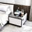 Modern Side Table With Built-in Fridge, Wireless Charging, Removable Door Seal - Luxury Rectangular For Home Living Area Smart Refrigerator, Charge, Type-c Port, Outlet Protection Bedroom & Ports-989034733