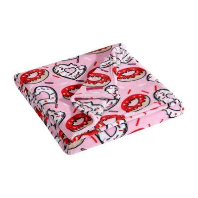 Betsey Johnson Printed Ultra Soft Plush Fleece Blankets