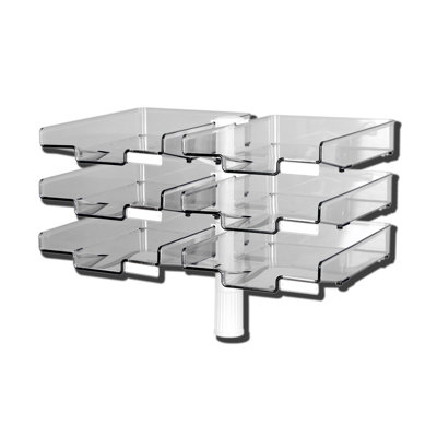 Kunststoff/Stahl Paper Organiser