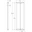 Porte pliante à panneaux en bois et en PVC/vinyle pour l’intérieur studio-42367643-42367642