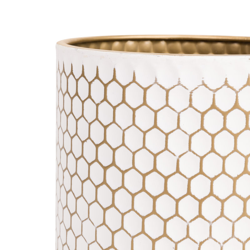 Pot à fleurs en nid d'abeilles Lauha, H 12 po x l 10 po x P 10 po
