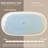 55" Freestanding Soaking Acrylic Bathtub-104907272
