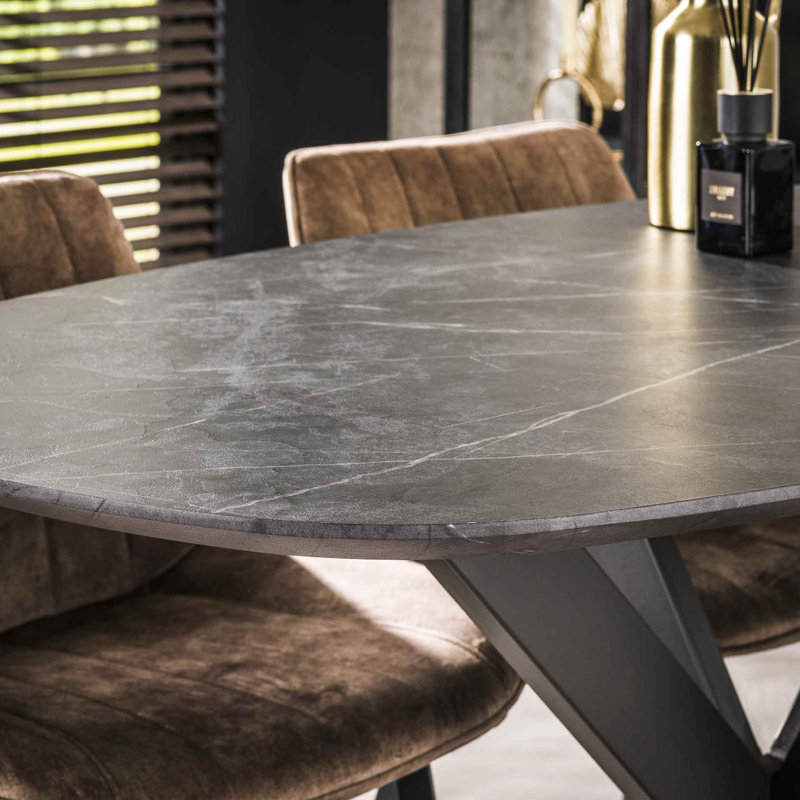 Peringer Metal Base Dining Table