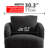 Upholstered Swivel Barrel Chair-557864411
