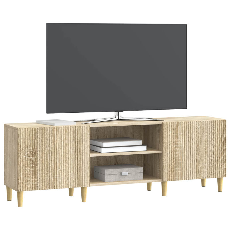 Unfinished TV Stand, Sonoma Oak, 50cm H x 150cm L x 31cm W
