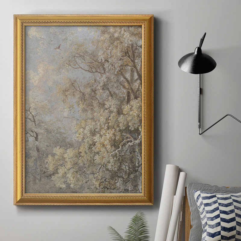 Toile encadrée haut de gamme Forest Fresco II - prête à être accrochée, L 24 po x H 36 po