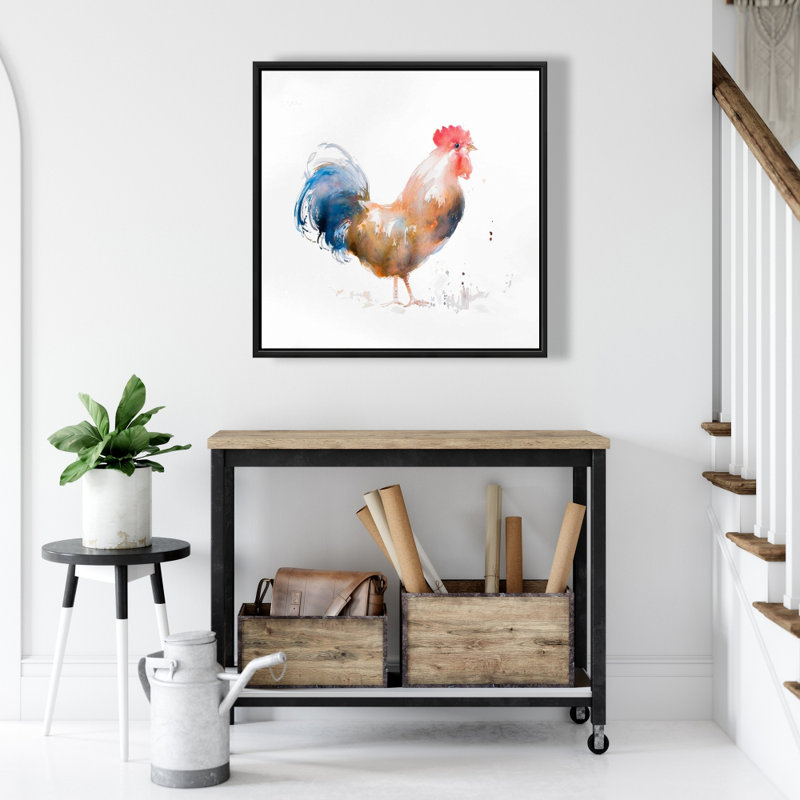 «Rooster Watercolor Style»