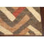 Tapis de style oriental à chevrons moderne noué à la main 8 x 12