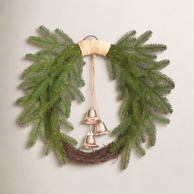 24'' Faux Pine Wreath
