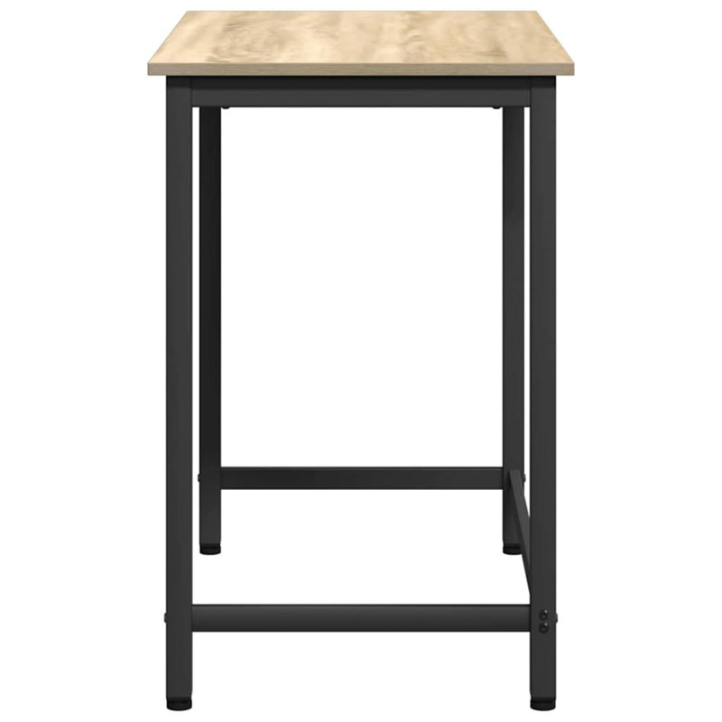 Metal Base Writing Desk, Sonoma Oak