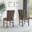 Cavira 5-Piece Modern Dining Set, Faux Marble Dining Table with Four Upholstered Chairs
