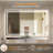 Super Bright LED Lighted Bathroom Vanity Mirror, Frontlit & Backlit 3-Color Temperature Anti-Fog Wall Mirror with UL, RoHS, ETL & 3-Year Warranty-673986317