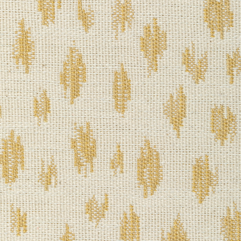 Granville Weaves Honfleur Cotton Blend Fabric, Canary