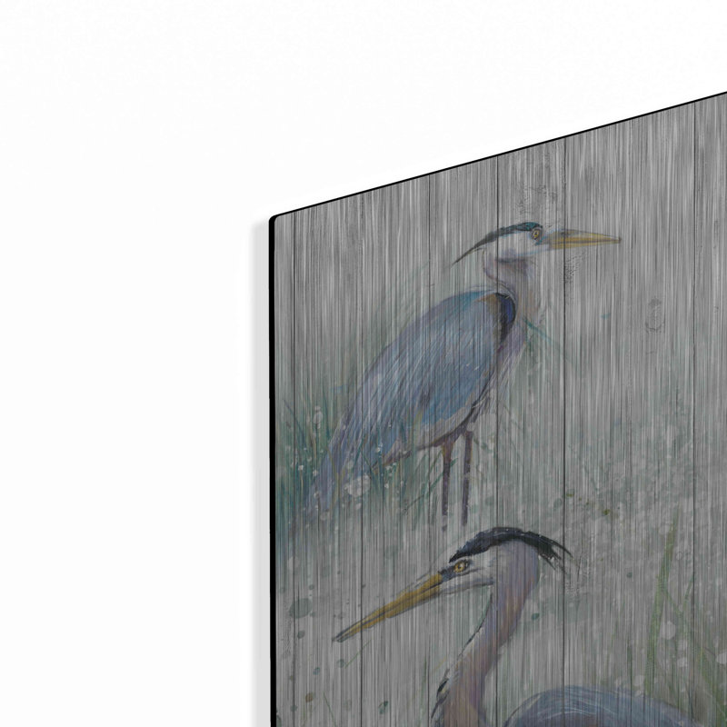«Seaside Heron pair II» par Studio W, H 24 po x l 12 po