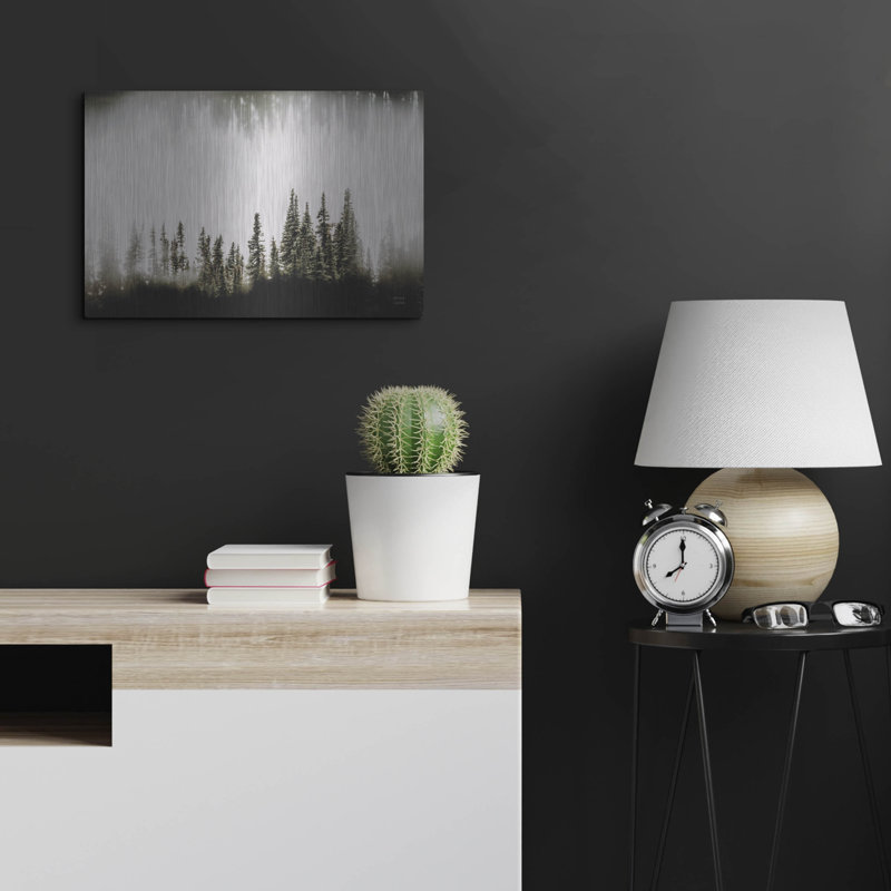 Art mural en métal «Waterwood» par Nathan Larson, H 16 po x l 24 po