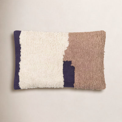 Hiba Embroidered Cotton Throw Pillow