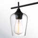 Breena 3 Light Transparent Dimmable Vanity Light