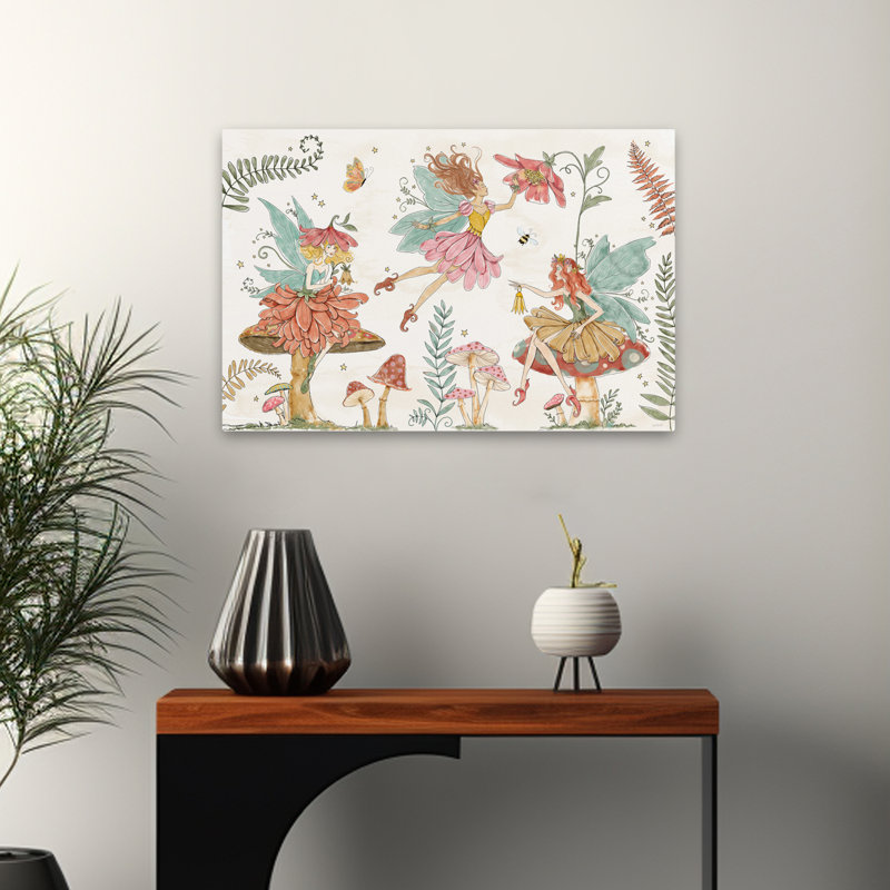Fées de jardin II, H 24 po x l 16 po