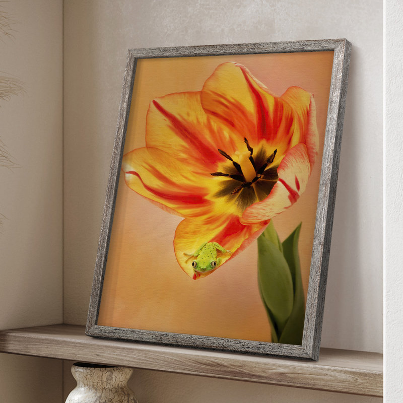 Hanging On VI Framed Print - Solid Wood, 11" H x 9" W
