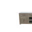 Double Rectangle Sink Vanity White Pigment 72"