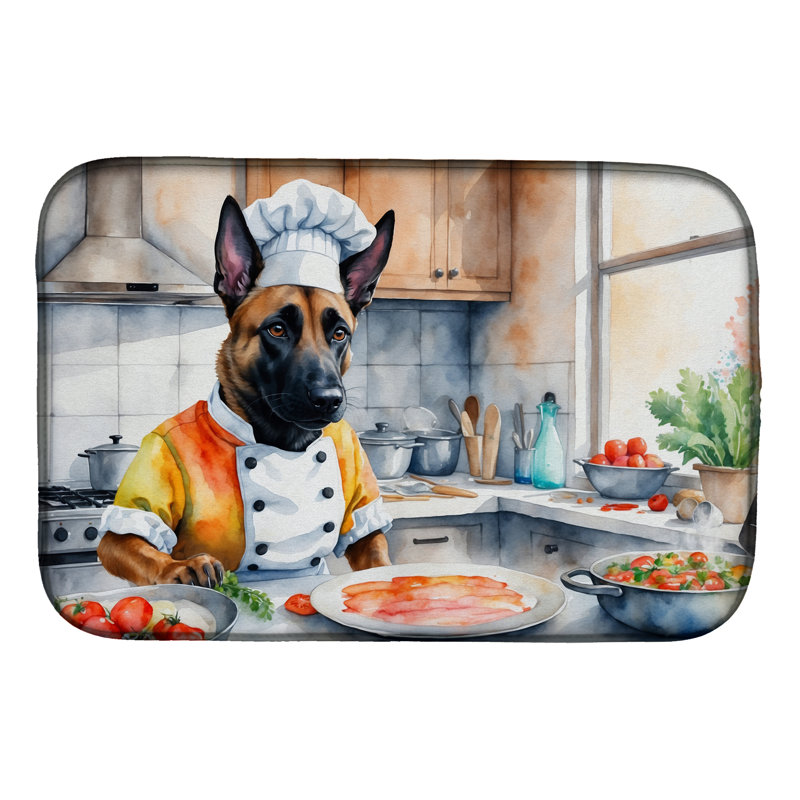 Tapis de cuisine belge Malinois The Chef