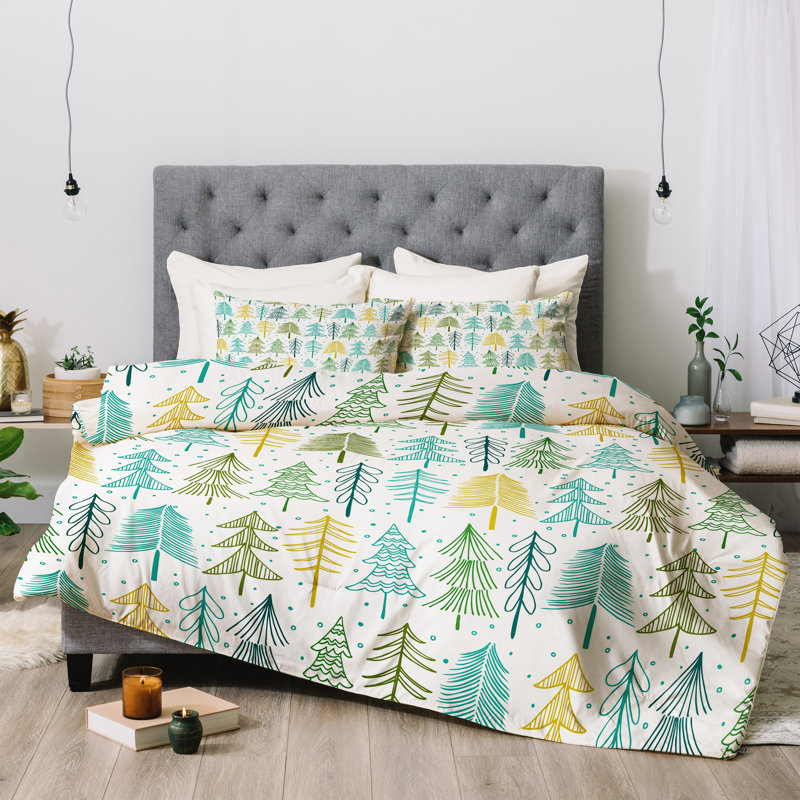 Modern & Contemporary Polyester Comforter, King Comforter + 2 King Shams