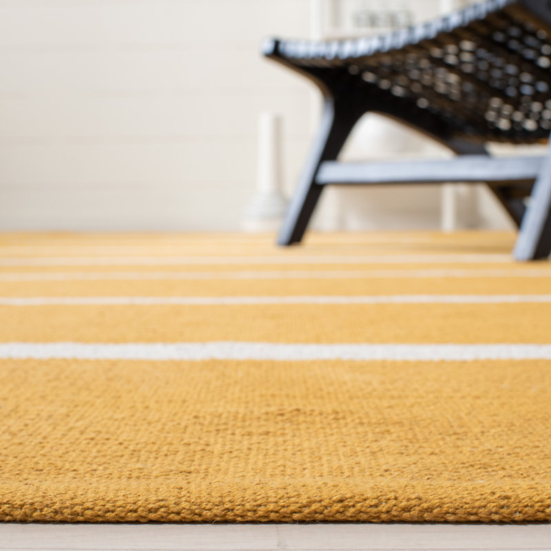 Tapis en coton tissé à la main Estivalis, Carré 6 pi