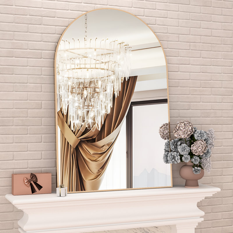 Egons Aluminum Mirror,  Golden