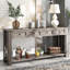 Console en bois massif: table d'appoint chic pour le salon: design tendance-491850441