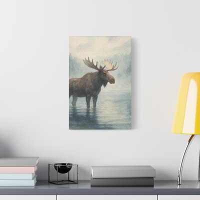 Aaroon Single Picture Frame Print on Canvas