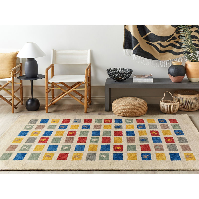 Hardrick Geometric Hand Woven Area Rug, Rectangle 160 x 230cm