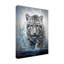 Momart léopard blanc sur toile-617050501
