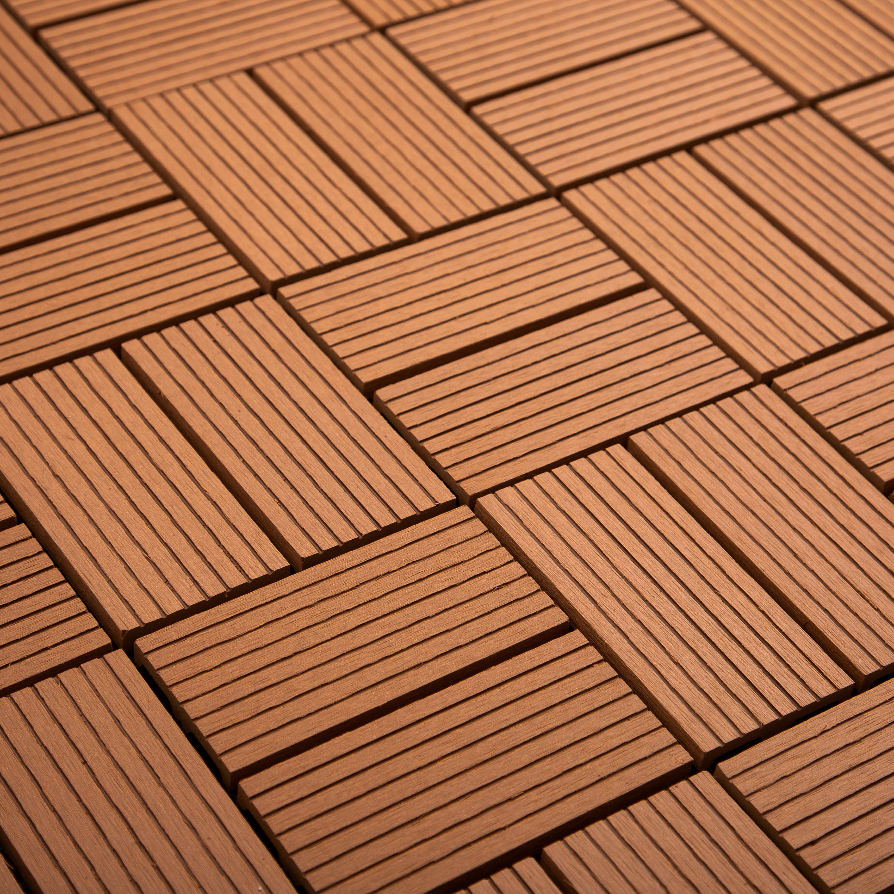 Helios Composite Deck Tiles (6 Slat) - Outdoor Flooring