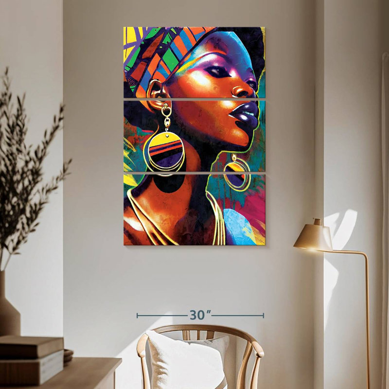 Beauté tribale Leisha, H 65 po x l 42 po