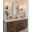 Kaitlee Modern Oval Bathroom Vanity Wall Mirror | Stainless Steel Frame-1729450638-1729450627-1714574052