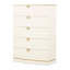 La Terrazza 5-Drawer Chest - Creamy Pearl