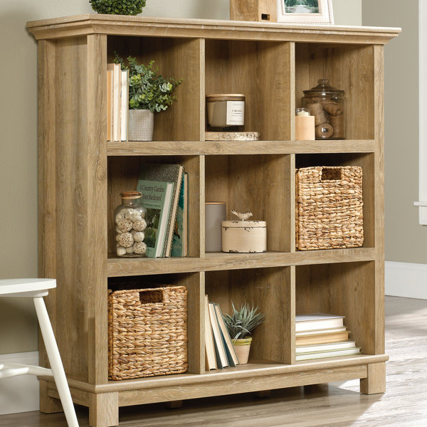 Costway 9 Cube Bookcase Cabinet Wood Bookcase Storage Shelves Room Divider Organization