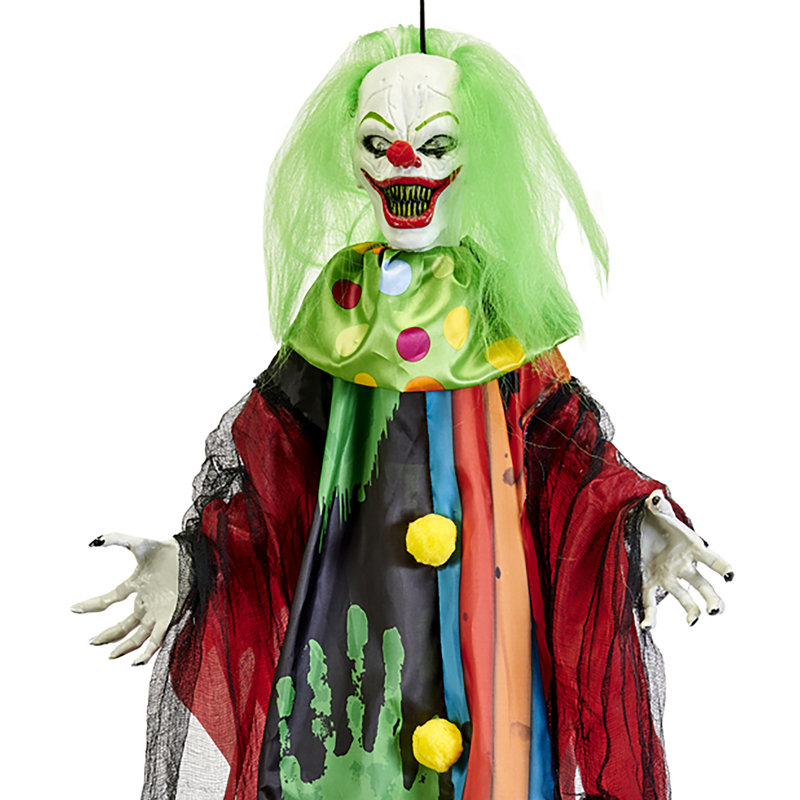 Clown animé 46 "d'Halloween suspendu