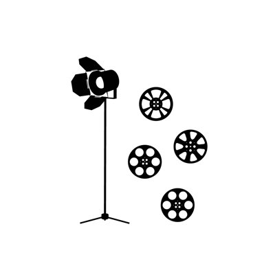 Entertainment Non-Wall Damaging Wall Decal