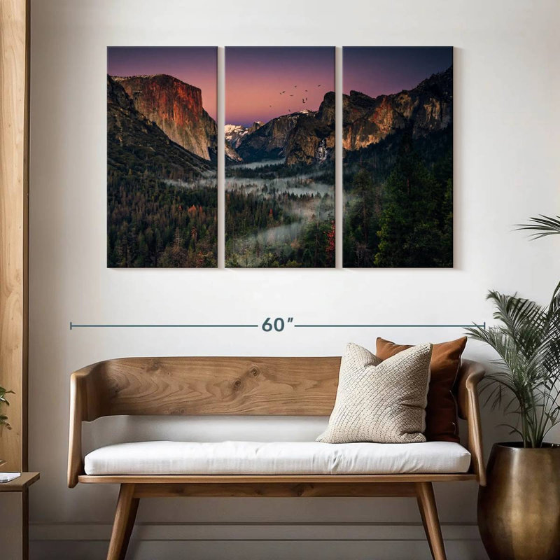 Vue du tunnel d'Alvord Yosemite, H 32 po x l 50 po