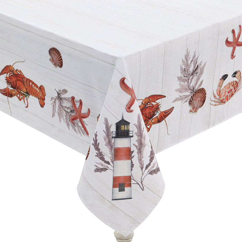  Seafood Shack Tablecloth, 144'' L x 70'' W