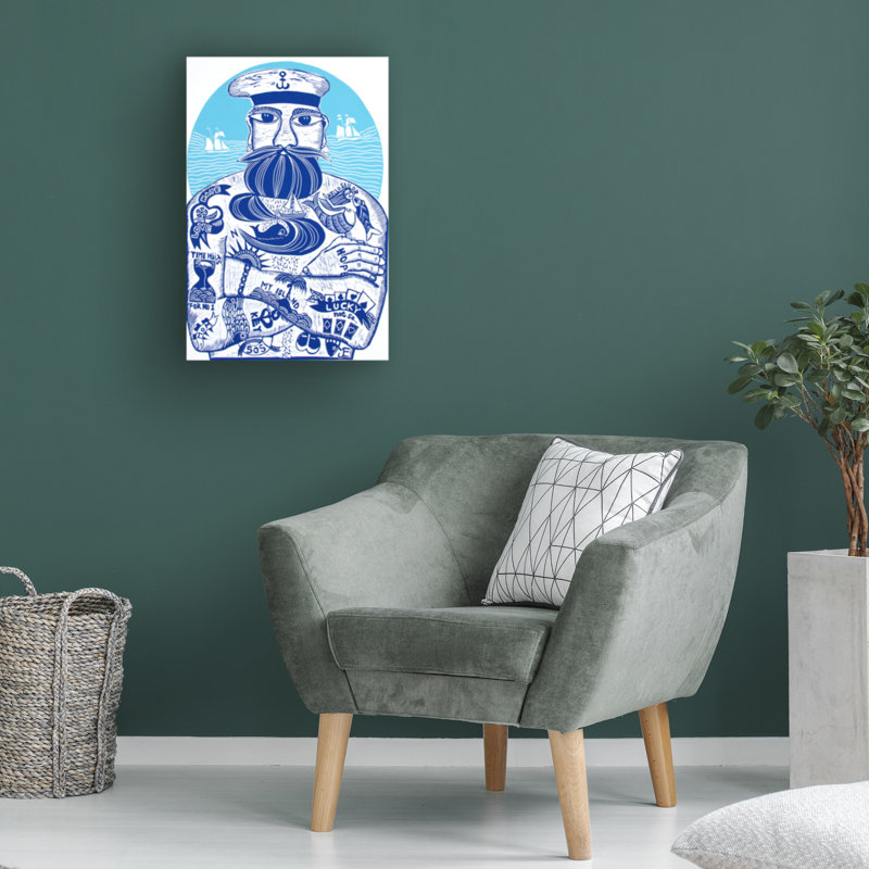 Art sur toile Mariann Johansen-Ellis Sailor, H 32 po x l 22 po